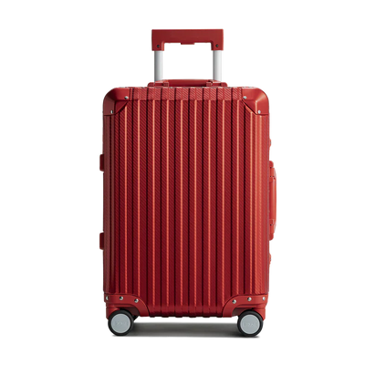Trek Suitcase Aluminum Red